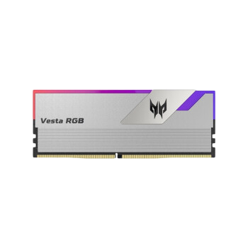 宏碁掠夺者 炫光星舰 32GB（16GB*2）DDR5 6000 C28 内存条 银 A-Die颗粒