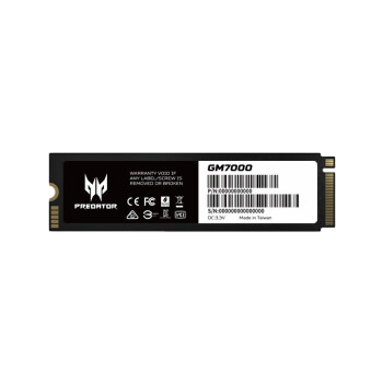 宏碁掠夺者 GM7000 4TB M.2固态硬盘