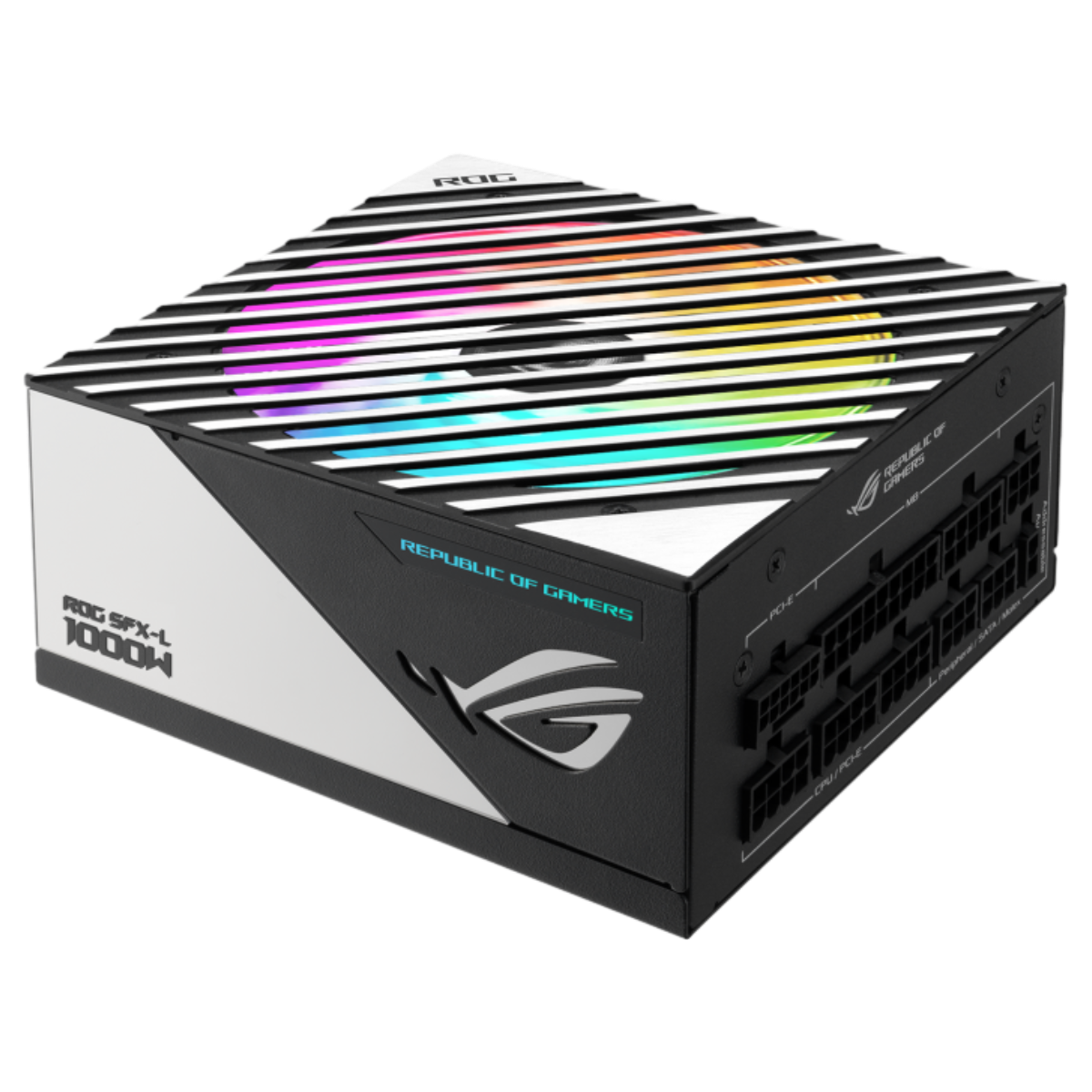 华硕 ROG 洛基 额定1000W 白金全模组 ATX3.0 SFX-L电源 黑