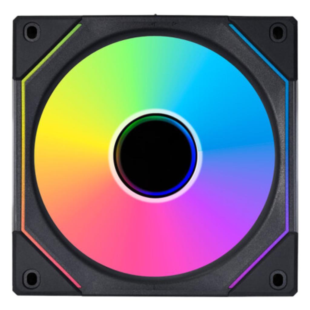 联力 三代积木风扇幻境120 黑色 反叶