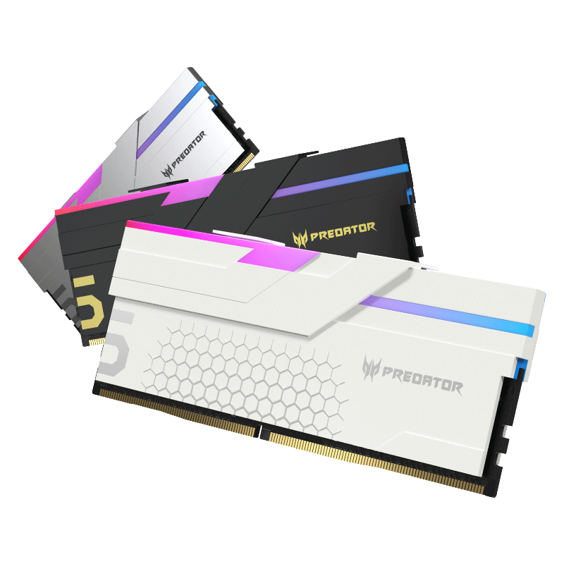 一剑装机-宏碁掠夺者 冰刃 48GB（24G*2）DDR5 8200 C40 内存条 白宏碁掠夺者 冰刃 48GB（24G*2）DDR5 8200 C40 内存条 白 支持RGB M-Die颗粒
