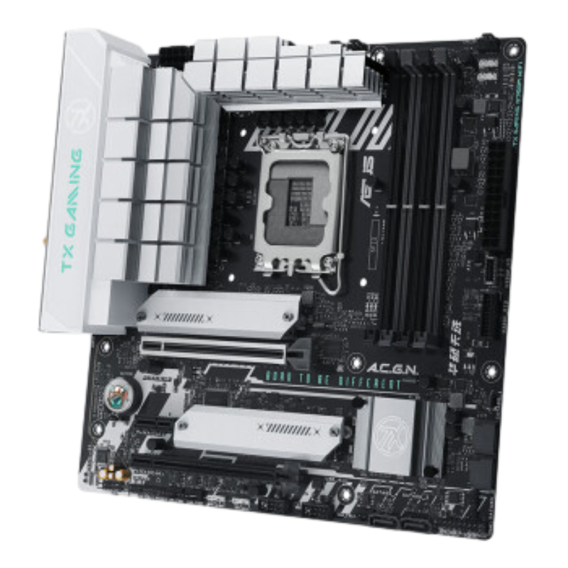 华硕 TX GAMING B760M WIFI 天选 D5 主板 白