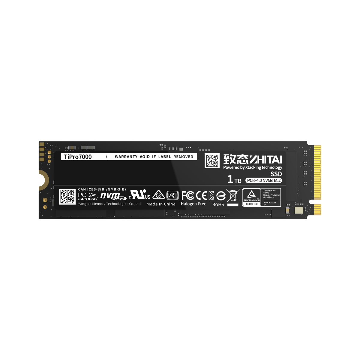 致态 TIPRO 7000 1TB M.2固态硬盘