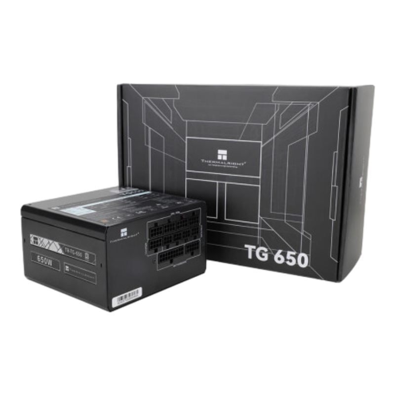 利民 TR-TG 650 额定650W 金牌全模组 ATX3.0 电源 黑