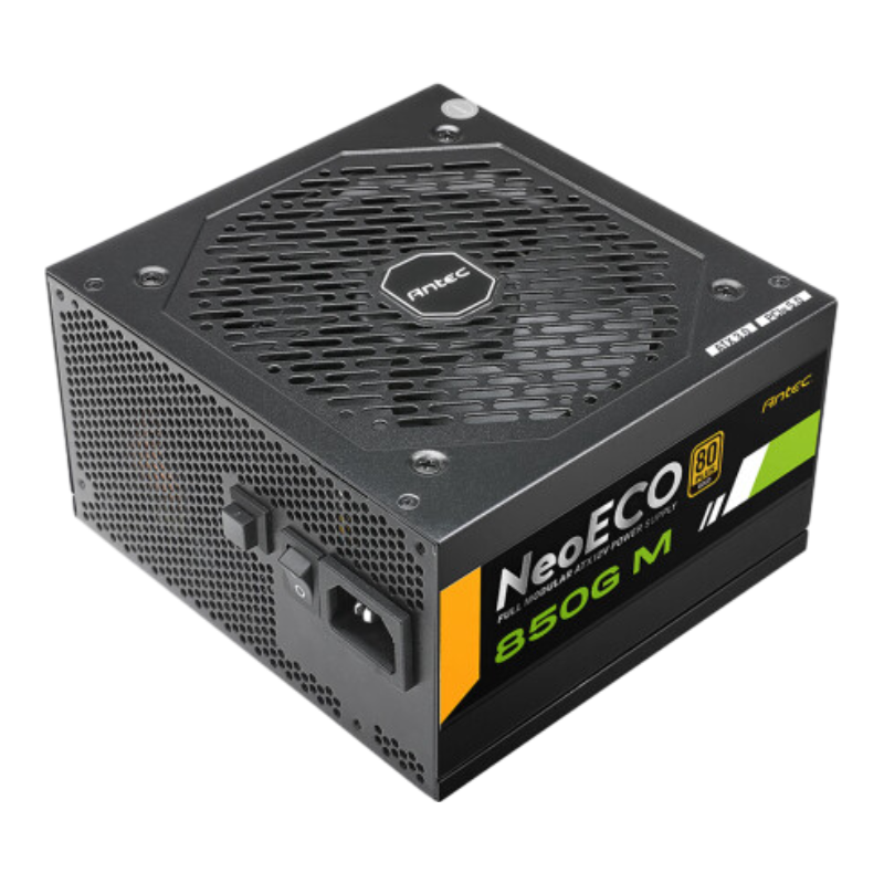 安钛克 NE850 额定850W 金牌全模组 电源 ATX3.0 黑