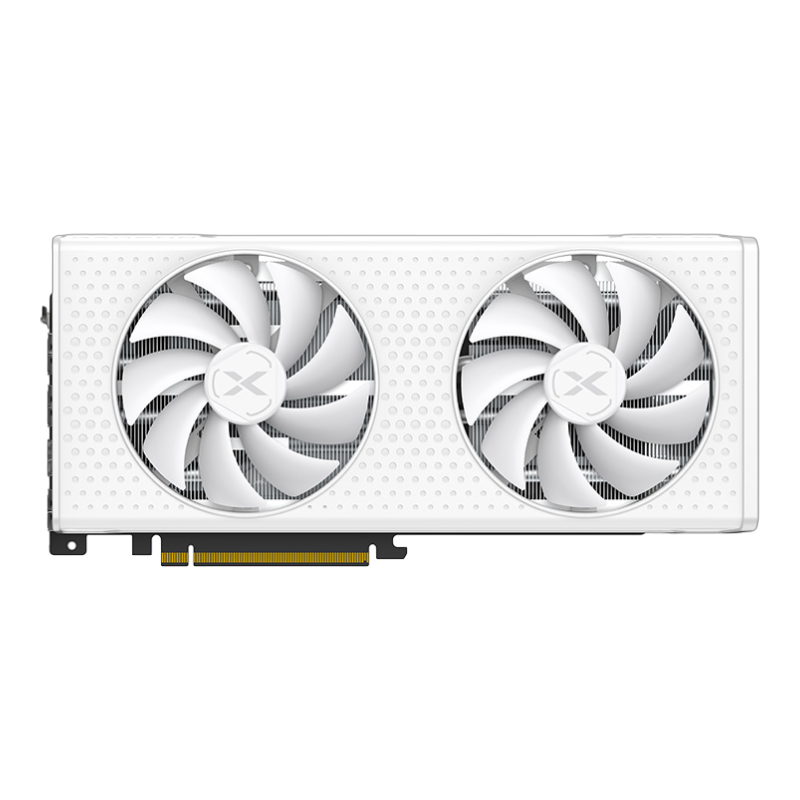  讯景 雪狼版 6750GRE 10G 显卡 白