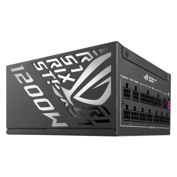 一剑装机-华硕 ROG 雷鹰氮化镓1200W 额定1200W 白金全模组 ATX3.1 电源 黑华硕 ROG 雷鹰氮化镓1200W 额定1200W 白金全模组 ATX3.1 电源 黑 PCIE5.0