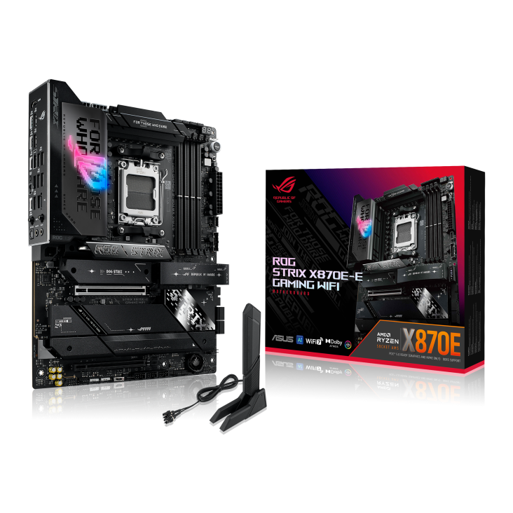 一剑装机-华硕 ROG STRIX X870E-E GAMING WIFI D5 主板华硕 ROG STRIX X870E-E GAMING WIFI D5 主板 支持PCIE5.0