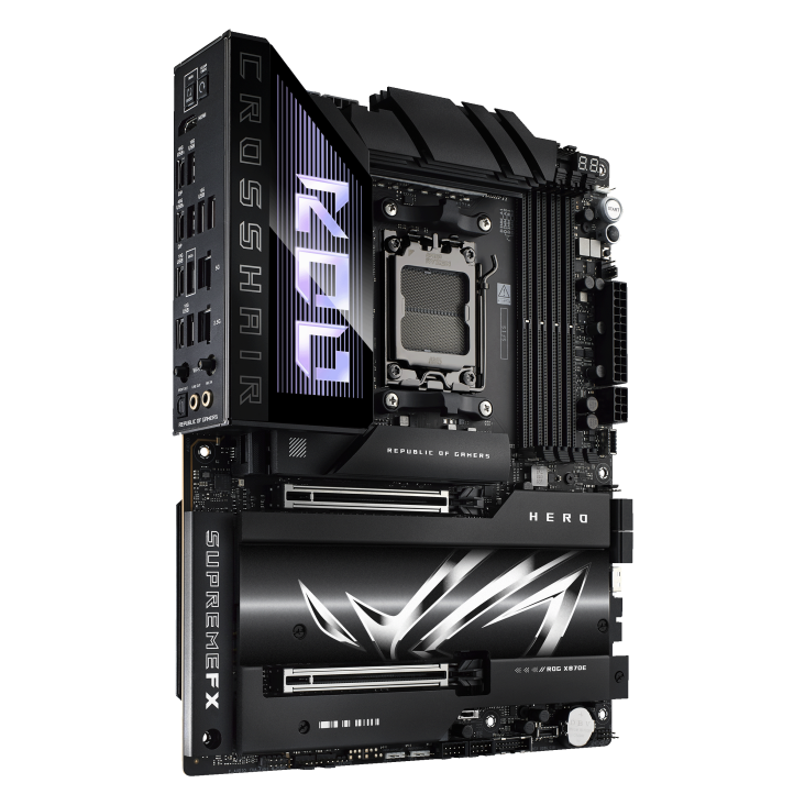 一剑装机-华硕 ROG CROSSHAIR X870E HERO WIFI D5 主板华硕 ROG CROSSHAIR X870E HERO WIFI D5 主板 支持PCIE5.0