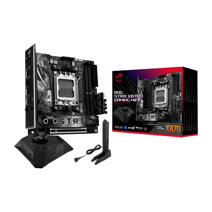 一剑装机-华硕 ROG STRIX X870-I GAMING WIFI D5 主板华硕 ROG STRIX X870-I GAMING WIFI D5 主板 支持PCIE5.0