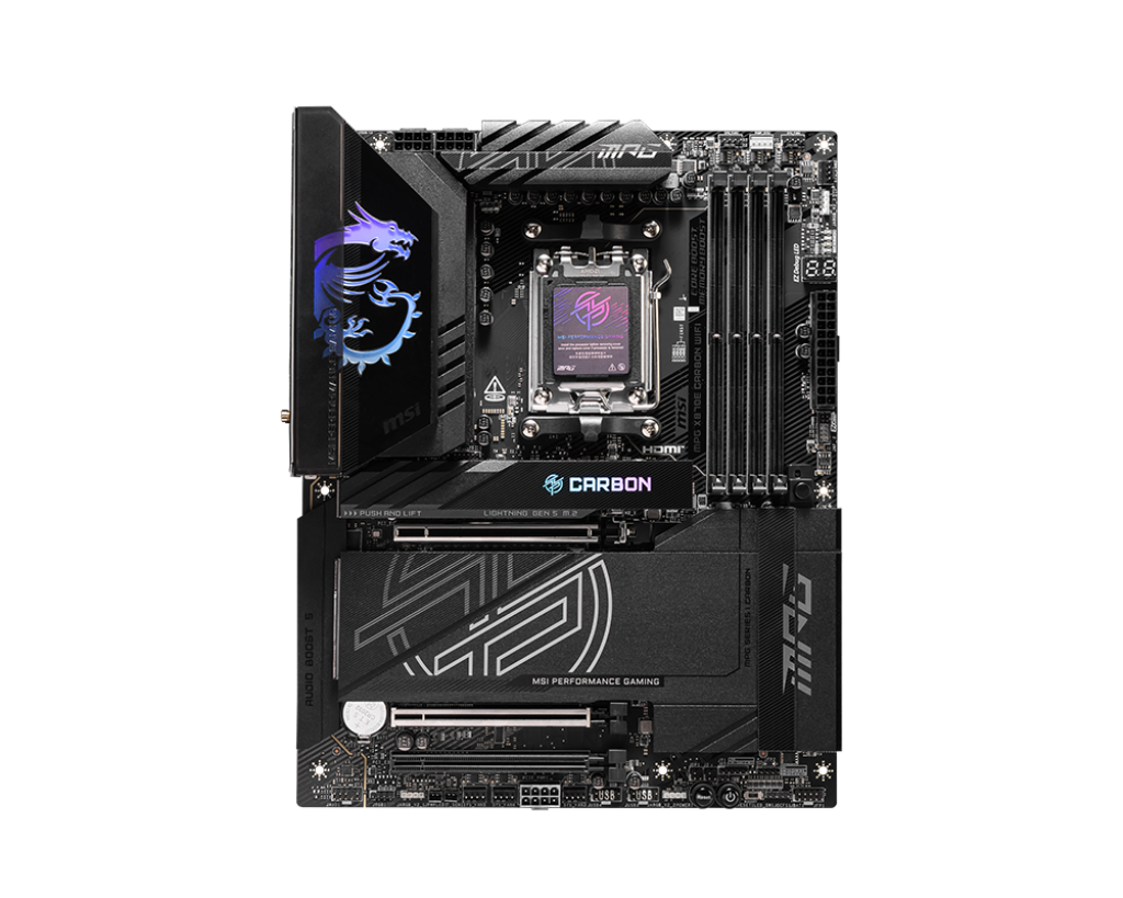 微星 MPG X870E CARBON WIFI 主板 黑
