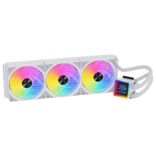冰曼 KS360 ARGB 一体式水冷散热器 白
