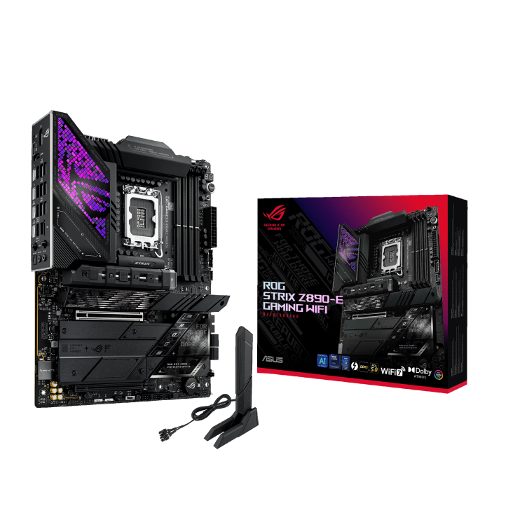 一剑装机-华硕 ROG STRIX Z890-E GAMING WIFI D5 主板华硕 ROG STRIX Z890-E GAMING WIFI D5 主板 支持PCIE5.0