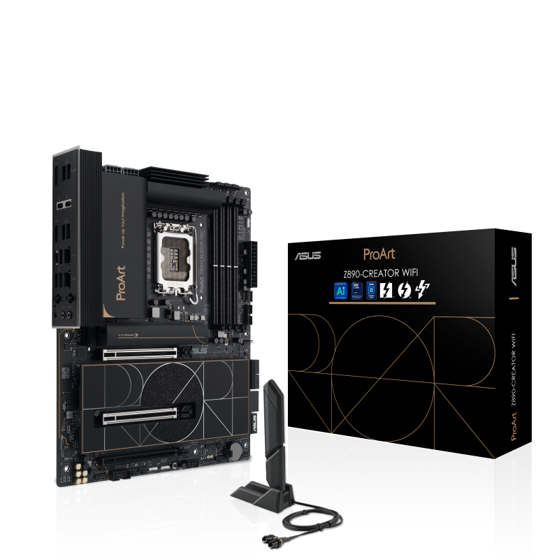 一剑装机-华硕 ProArt Z890-CREATOR WIFI 设计师 D5 主板华硕 ProArt Z890-CREATOR WIFI 设计师 D5 主板 支持PCIE5.0