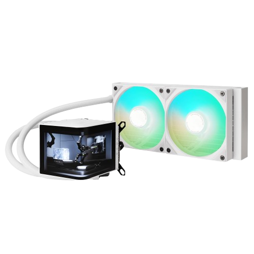 创氪星系 展域240 ARGB 一体式水冷散热器 白