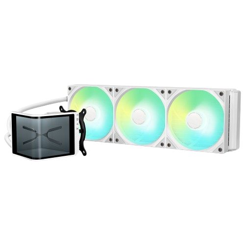 创氪星系 展域SE360 ARGB 一体式水冷散热器 白