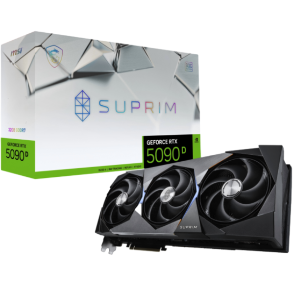 一剑装机-微星 超龙 RTX5090 D 32G SUPRIM SOC 显卡微星 超龙 RTX5090 D 32G SUPRIM SOC 显卡 核心频率：2497  风扇数量： 三风扇
