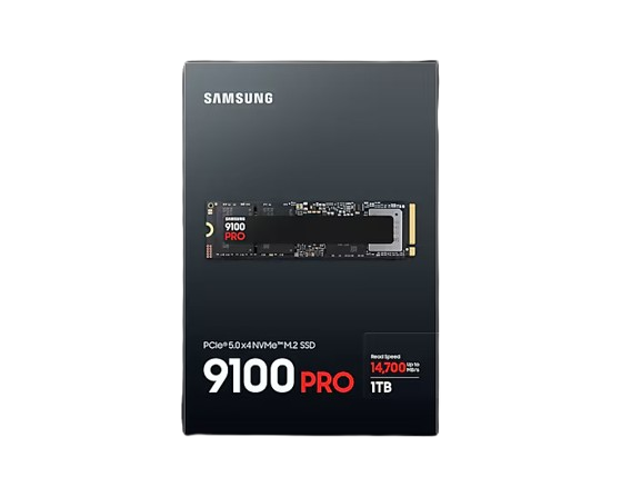 一剑装机-三星 9100 PRO 1TB M.2固态硬盘三星 9100 PRO 1TB M.2固态硬盘 M.2接口 PCIe5.0 读速14700MB/S
