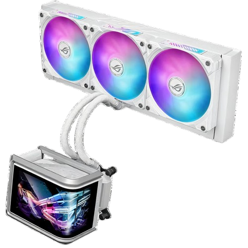 华硕 龙王360 4代 ARGB 一体式水冷散热器 白