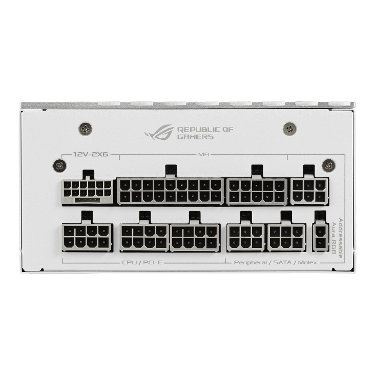 一剑装机-华硕 ROG 洛基 额定850W 白金全模组 ATX3.0 SFX-L电源 白华硕 ROG 洛基 额定850W 白金全模组 ATX3.0 SFX-L电源 白 PCIE5.0